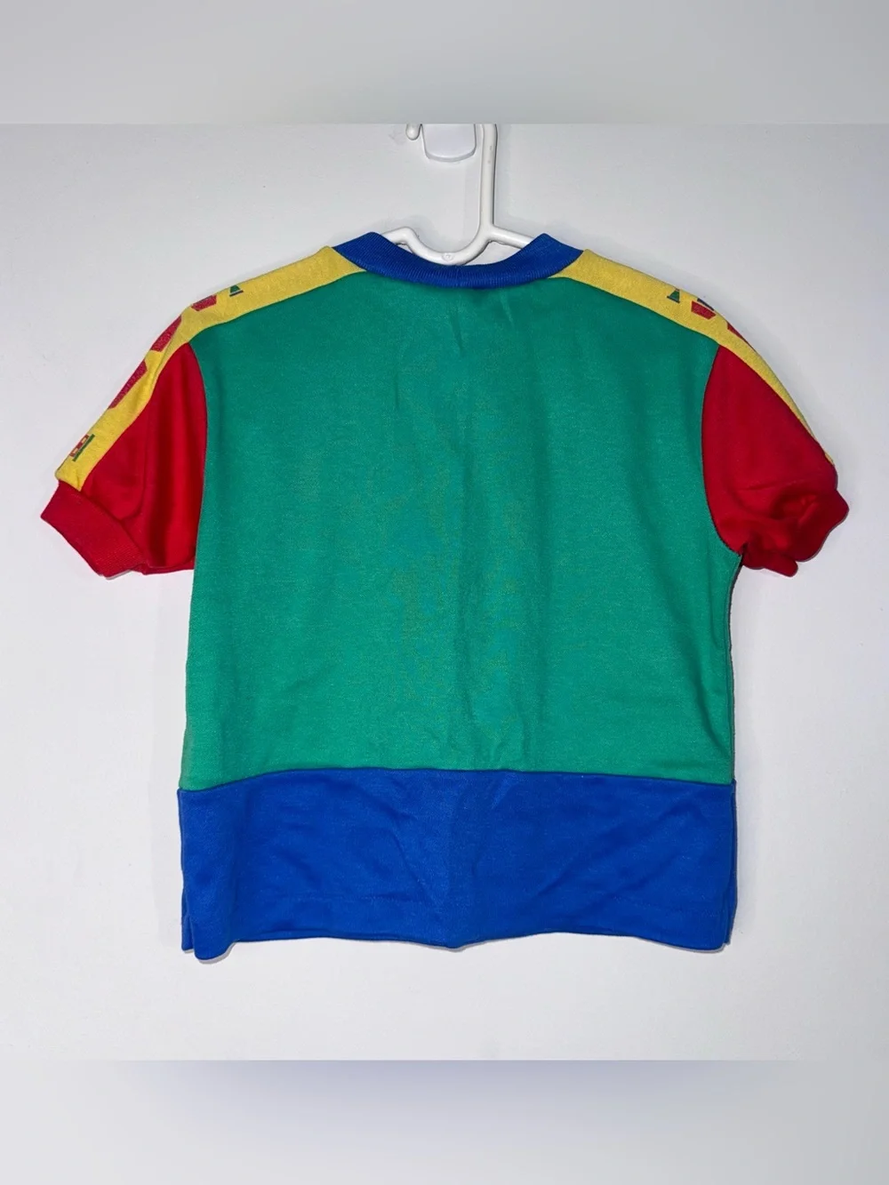 Vintage OshKosh Color Block Train Sweatshirt Toddler 3T USA Made